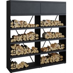 OFYR - Wood Storage Black 200